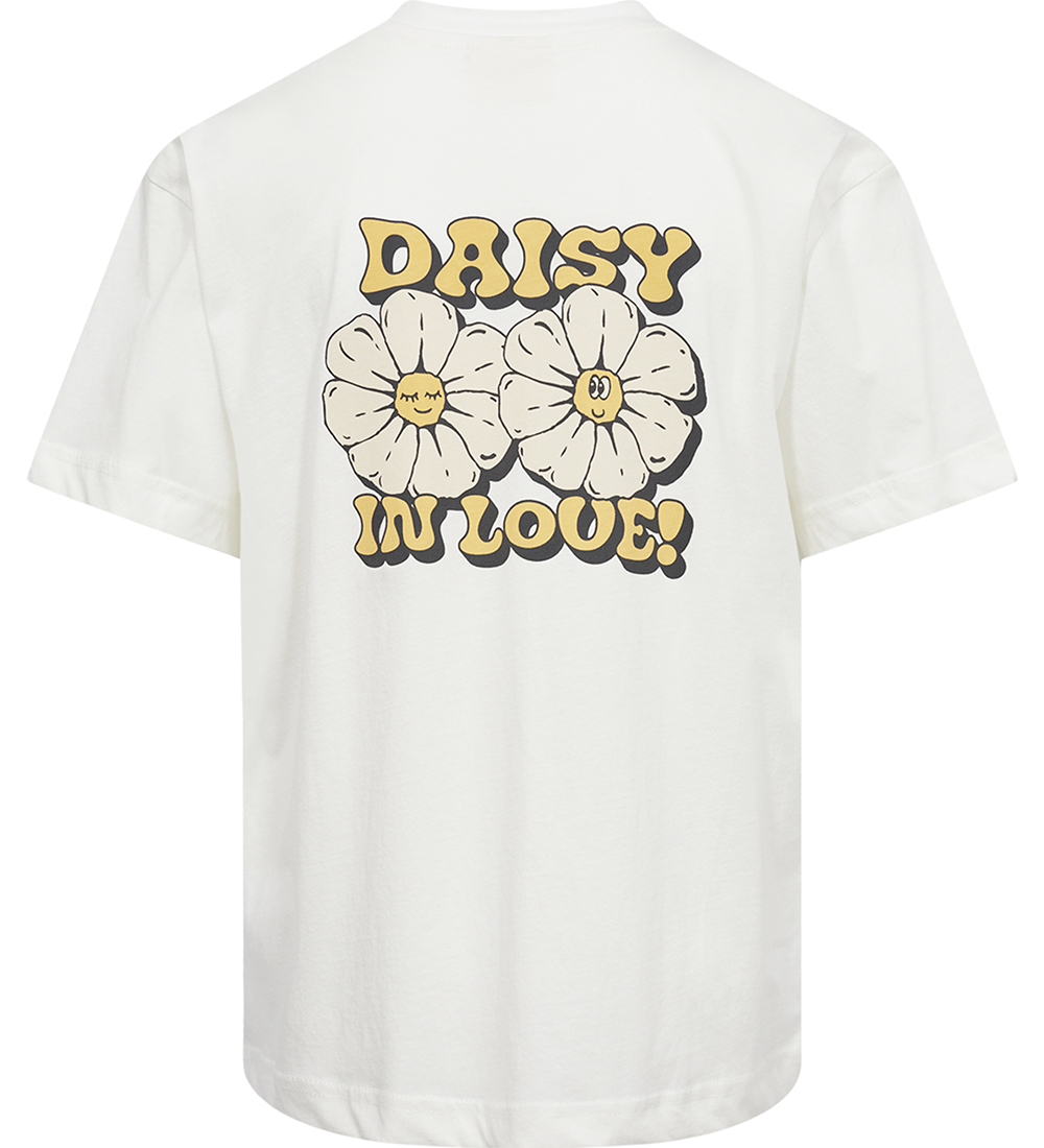 Sofie Schnoor T-shirt - White Alyssum m. Tryck