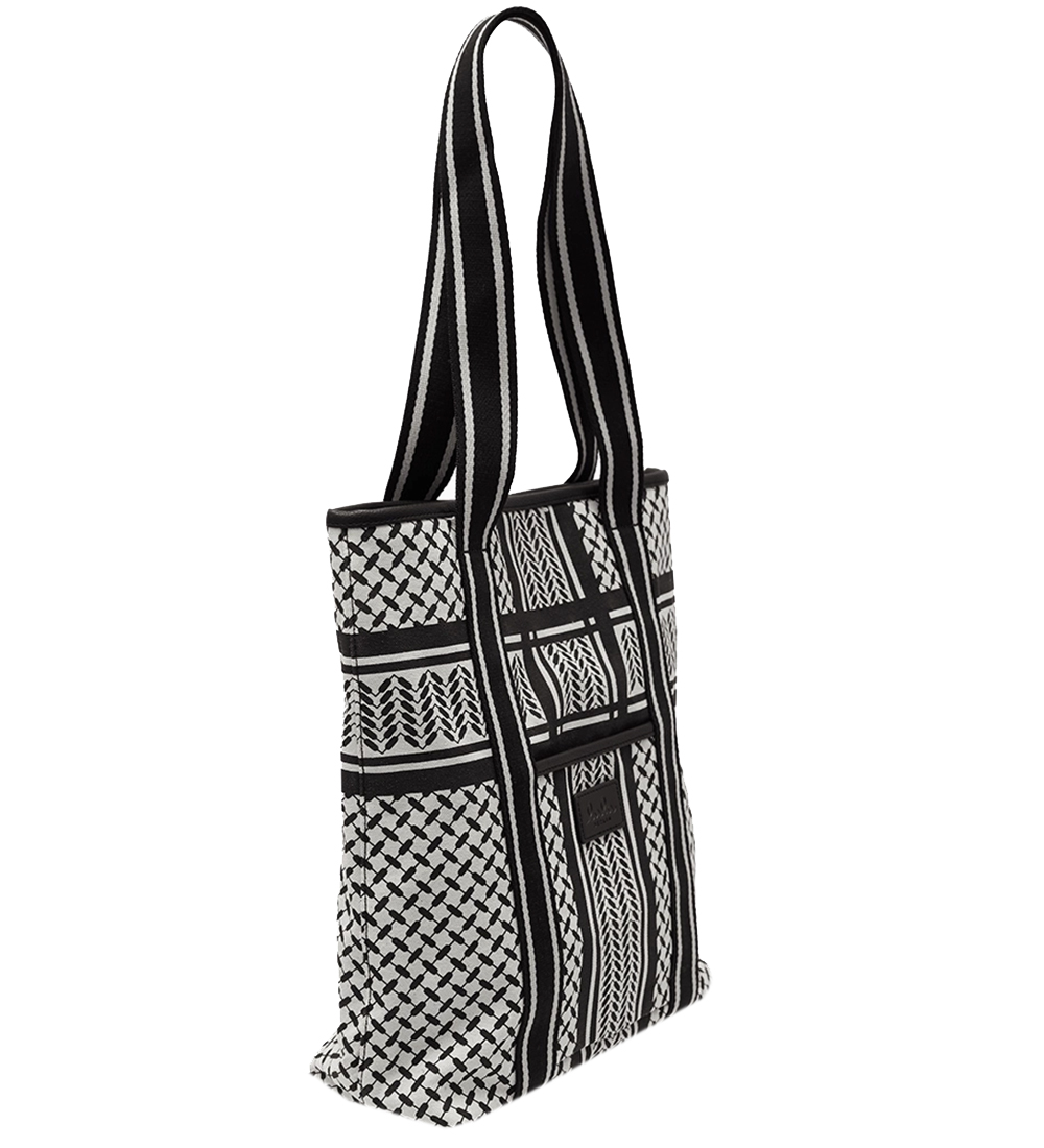Lala Berlin Shopper - Tote Carmela 2.0 - Erbe Stripe Black