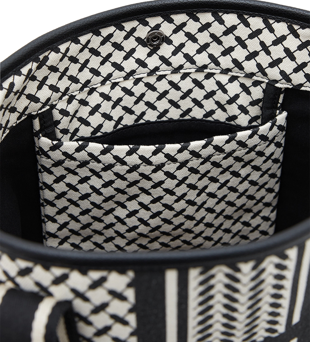 Lala Berlin Shopper - Tote Carmela 2.0 - Erbe Stripe Black