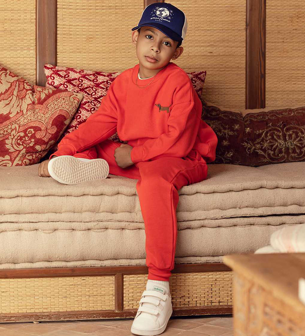Mini Rodini Sweatpants - However - Red