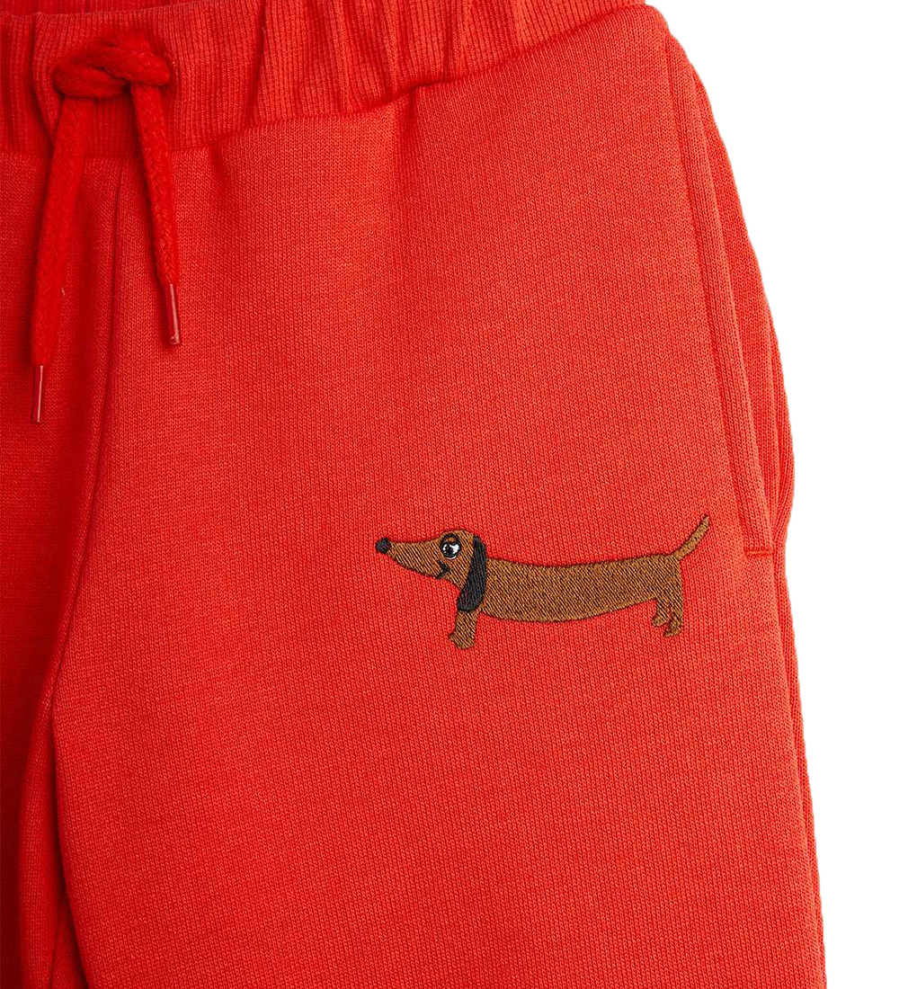Mini Rodini Sweatpants - However - Red