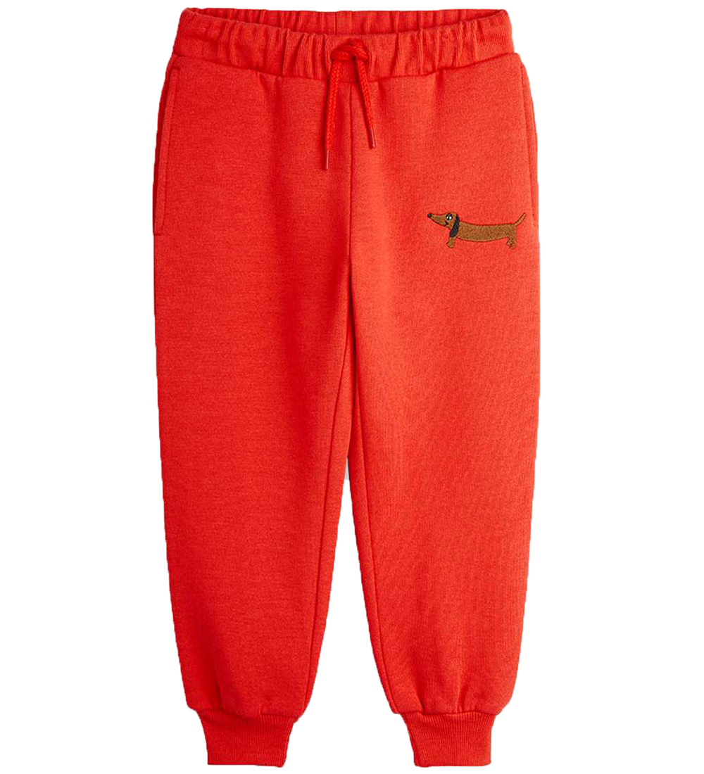 Mini Rodini Sweatpants - However - Red