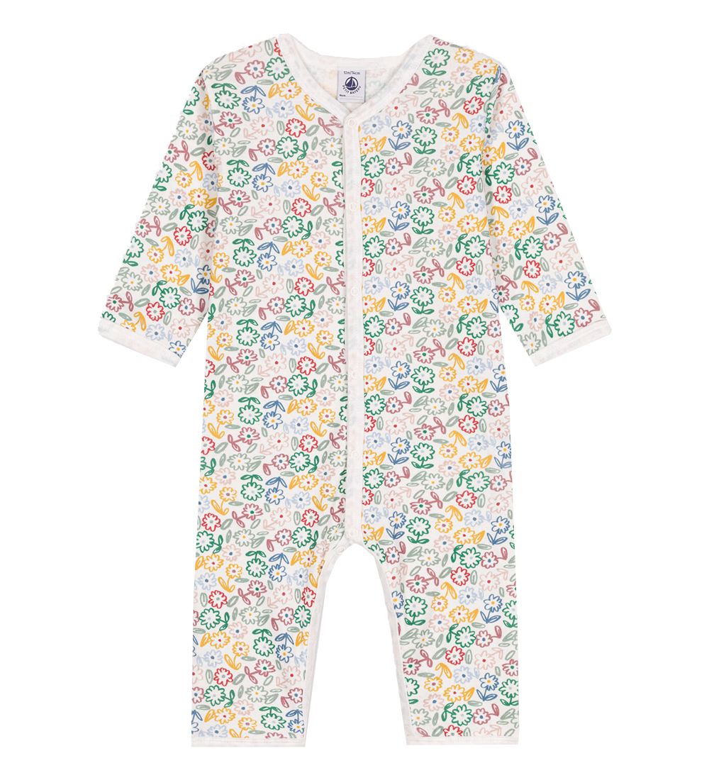 Petit Bateau Nightsuit - Marshmellow/Multi Colour