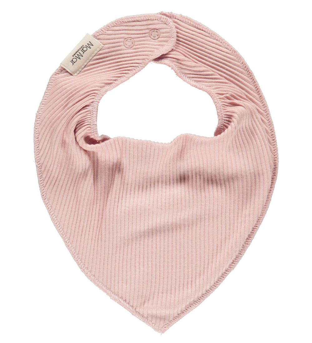 MarMar Teething Bib - Rib - Modal - Rose