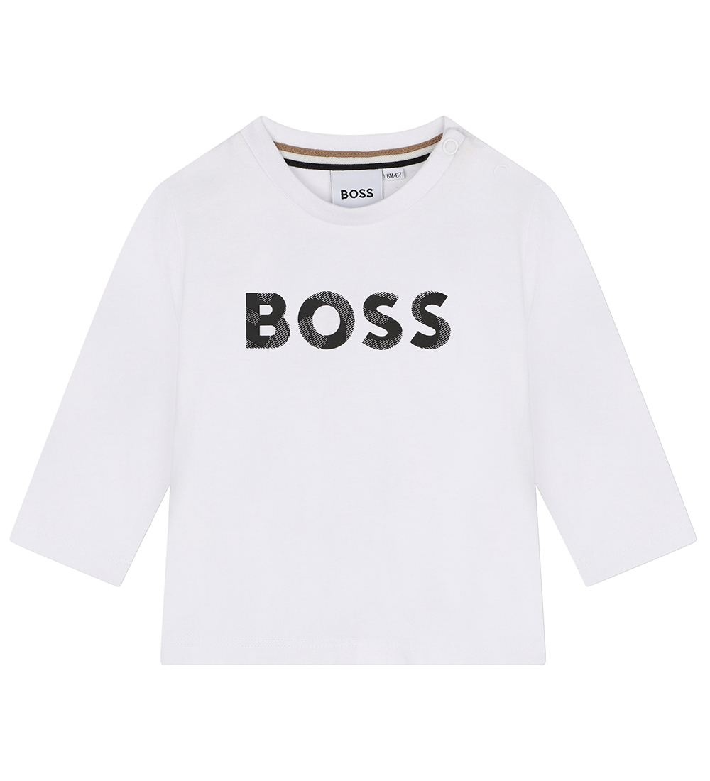 BOSS Blouse - White w. Black