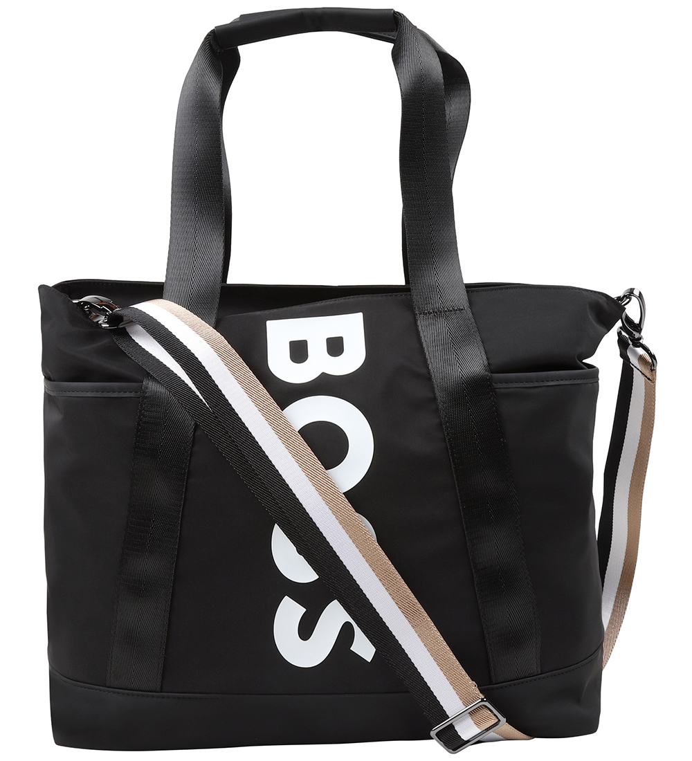 BOSS Wickeltasche - Schwarz m. Weiß