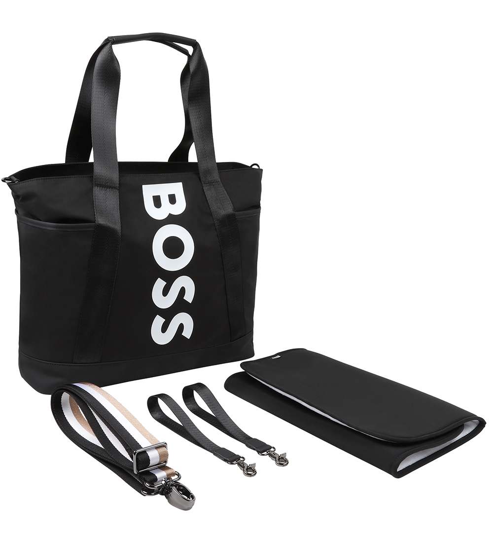 BOSS Wickeltasche - Schwarz m. Weiß
