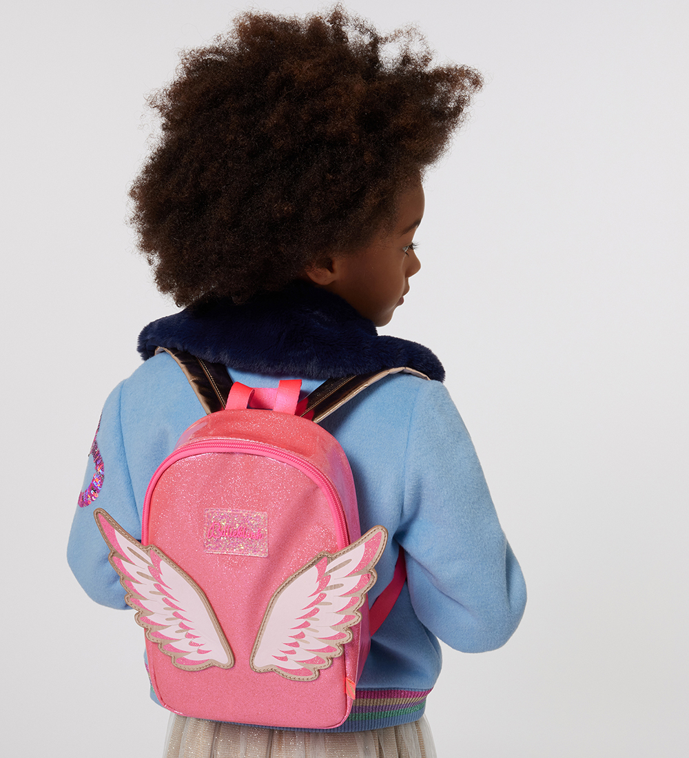 Billieblush Backpack M Wings - Pink/Glitter