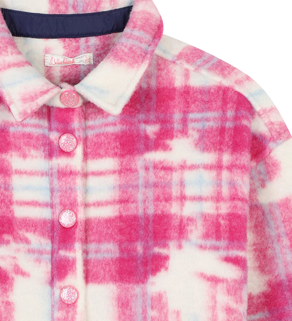 Billieblush Jacket - Long/Overshirt - Pink/Check