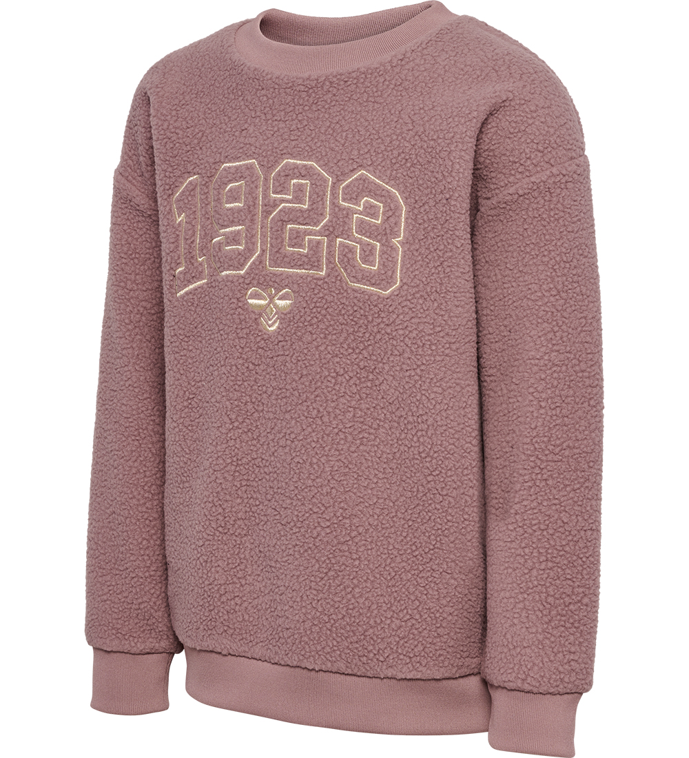 Hummel Fleece Jumper - HmlCosso - Twilight Mauve w. Gold