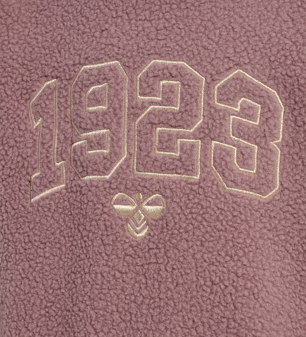 Hummel Fleece Jumper - HmlCosso - Twilight Mauve w. Gold
