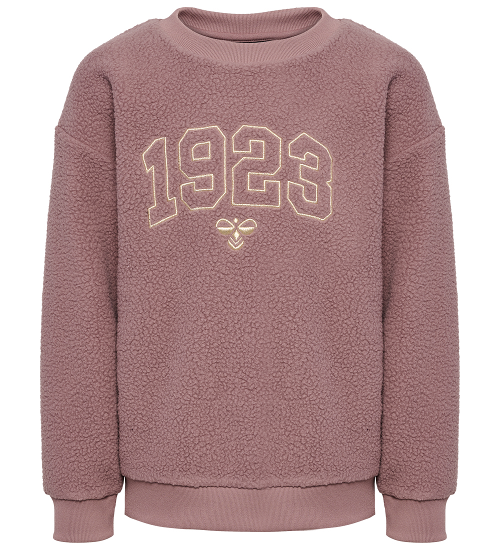 Hummel Fleece Jumper - HmlCosso - Twilight Mauve w. Gold