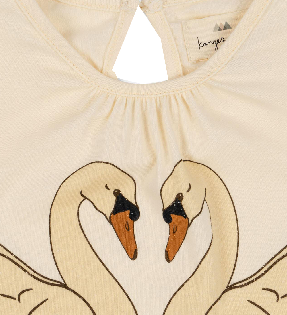 Konges Sløjd Bodykleid L/Æ - Fairy Ballerina - Buttercreme-Glitz