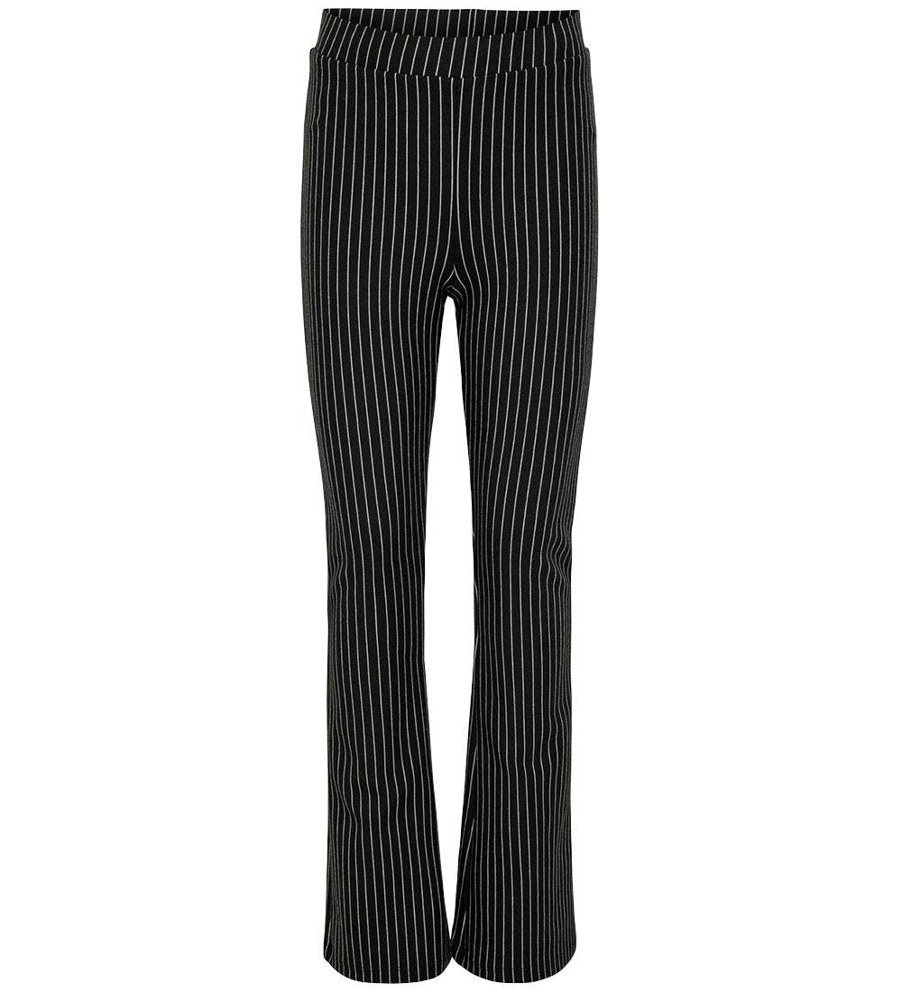 Kids Only Trousers - KogBlair Striped Flared - Black/Cloud Dance