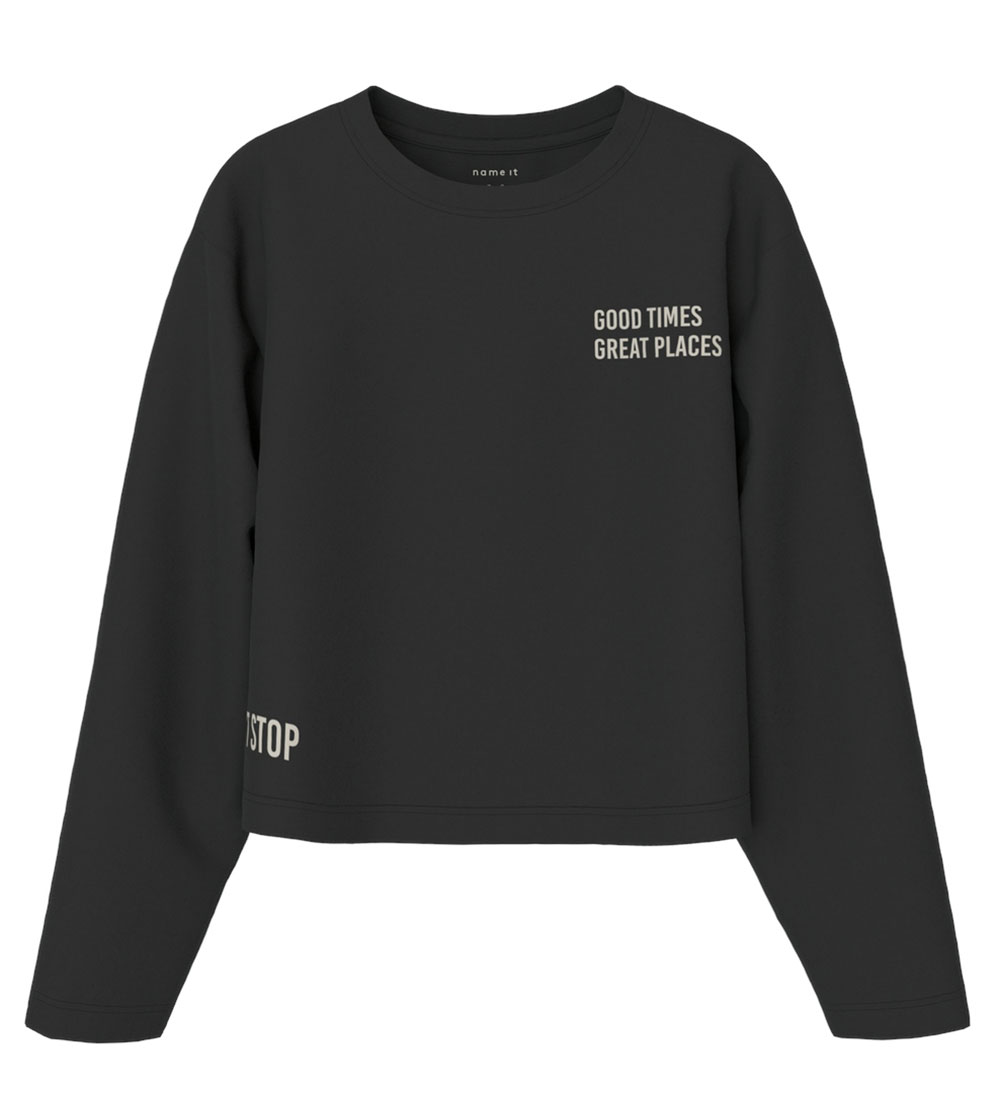 Blouse Name It - Recadré - NkfNohi - Noir