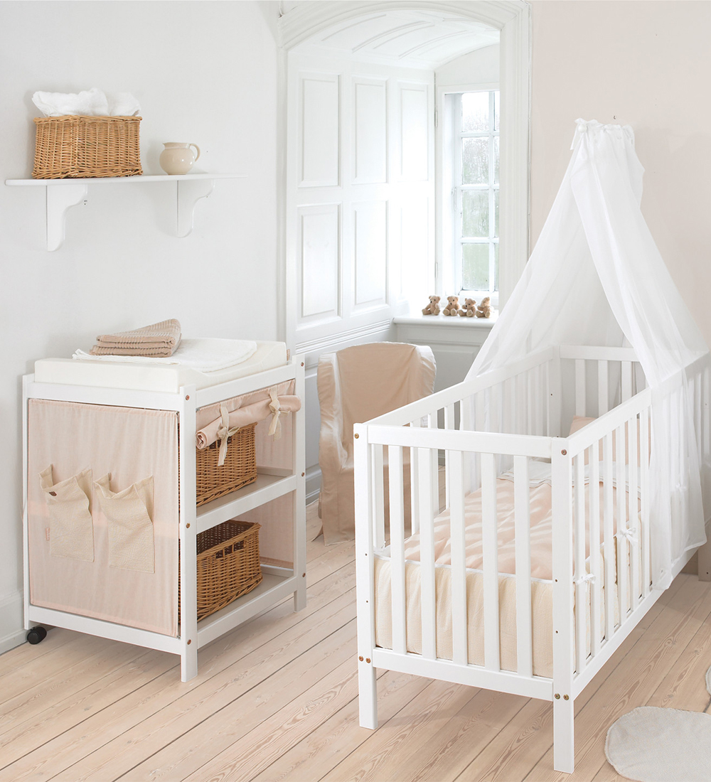 Hoppekids Wickeltisch - Ida-Marie - 73x56x84 cm - Weiß