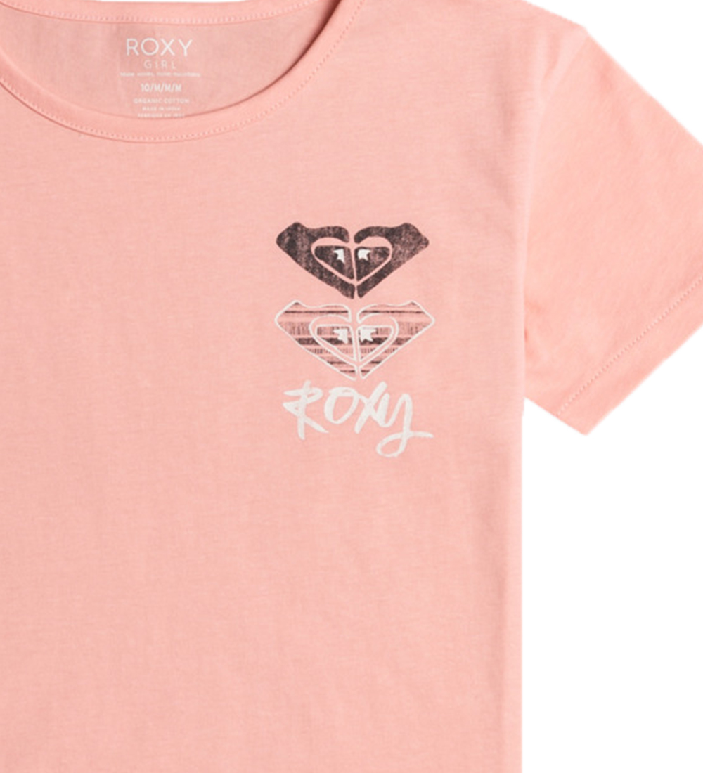 Roxy T-shirt - Day Duck Night - A - Candlelight Peach