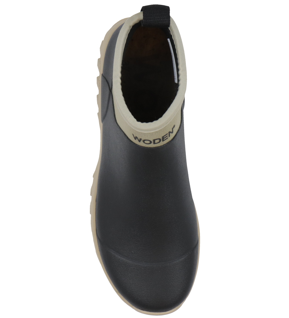 Woden Rubber Boots - Irene Waterproof - Black/Coffee Cream