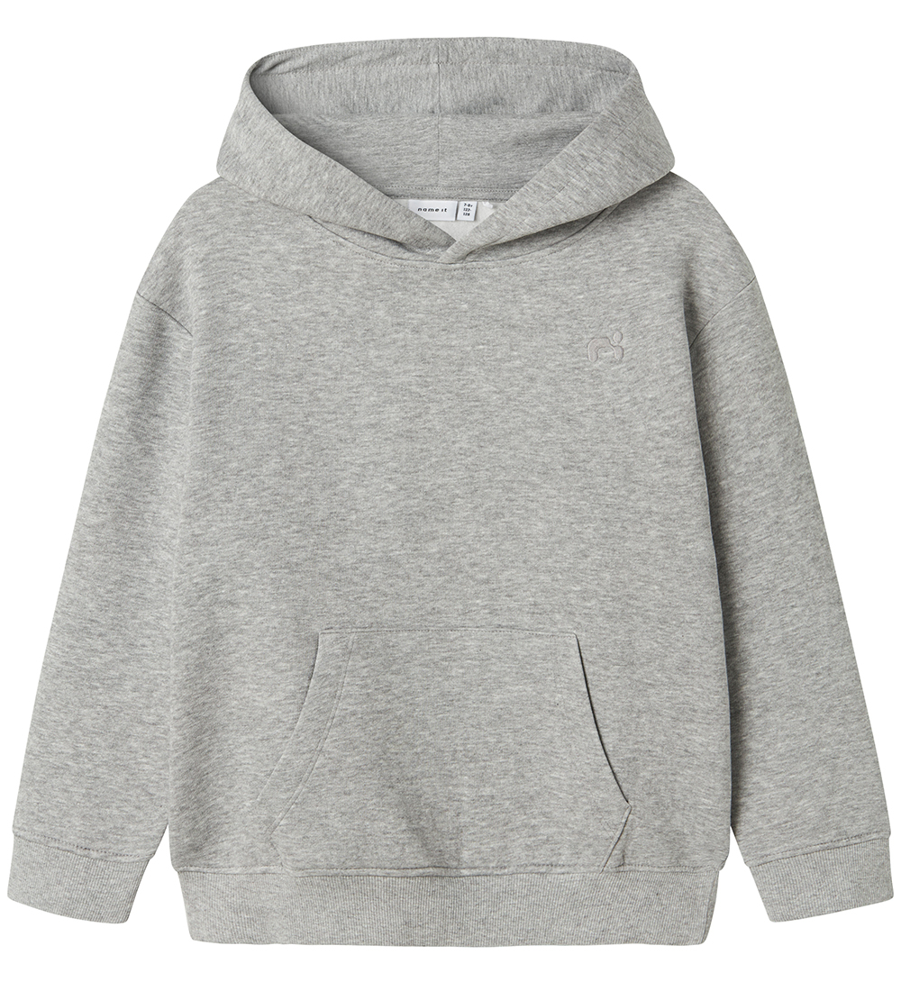 Name It Kapuzenpullover - Noos - NKnParker - Grey Melange