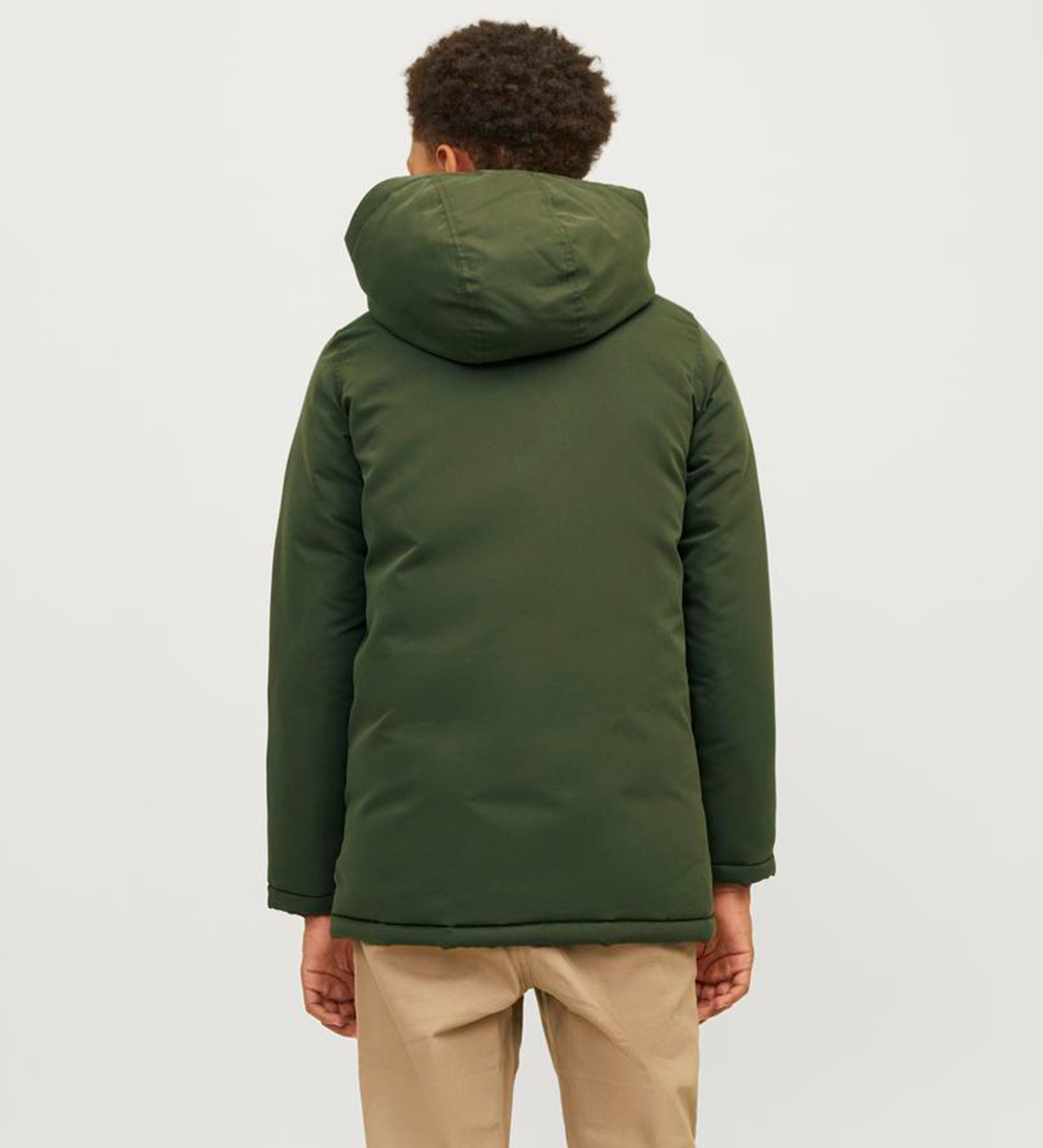 Jack & Jones Jacket - Noos - JjLoop Parka - Forest Night