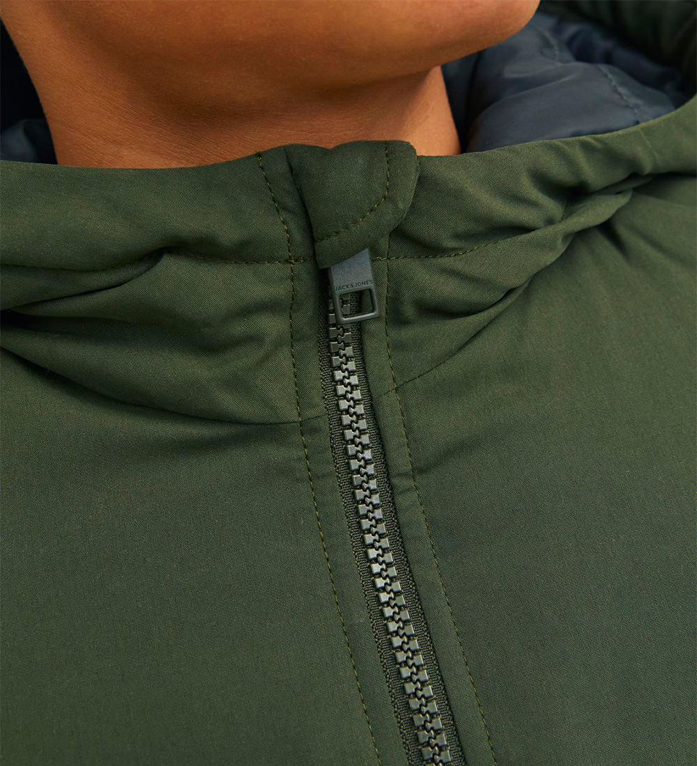 Jack & Jones Jacket - Noos - JjLoop Parka - Forest Night