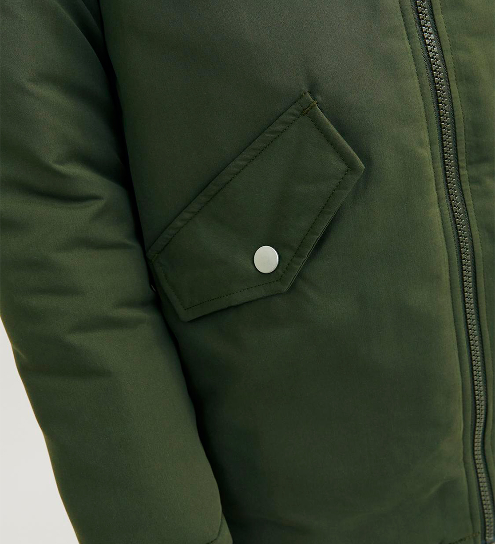 Jack & Jones Jacket - Noos - JjLoop Parka - Forest Night