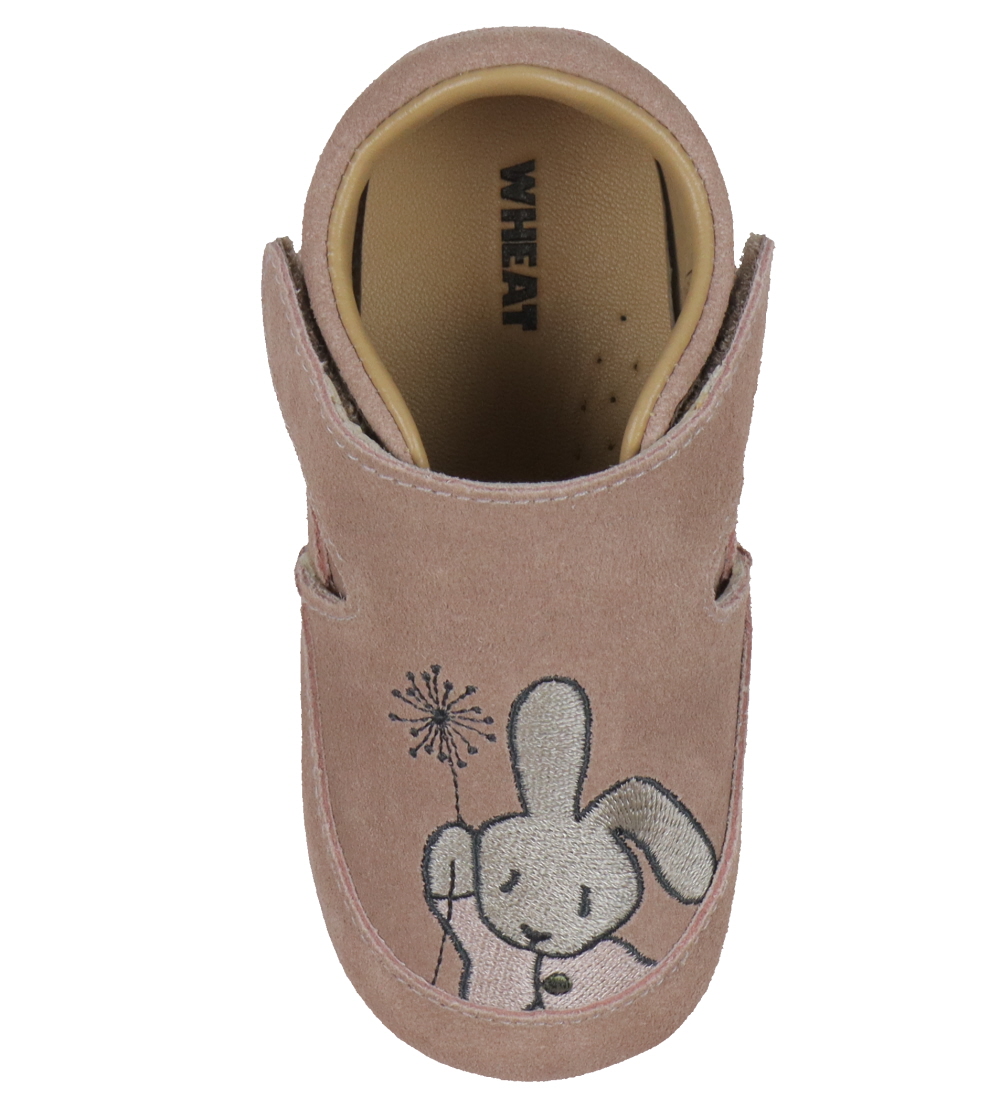 Wheat Soft Sole Leather Shoes - Pixi - Dusty Rouge