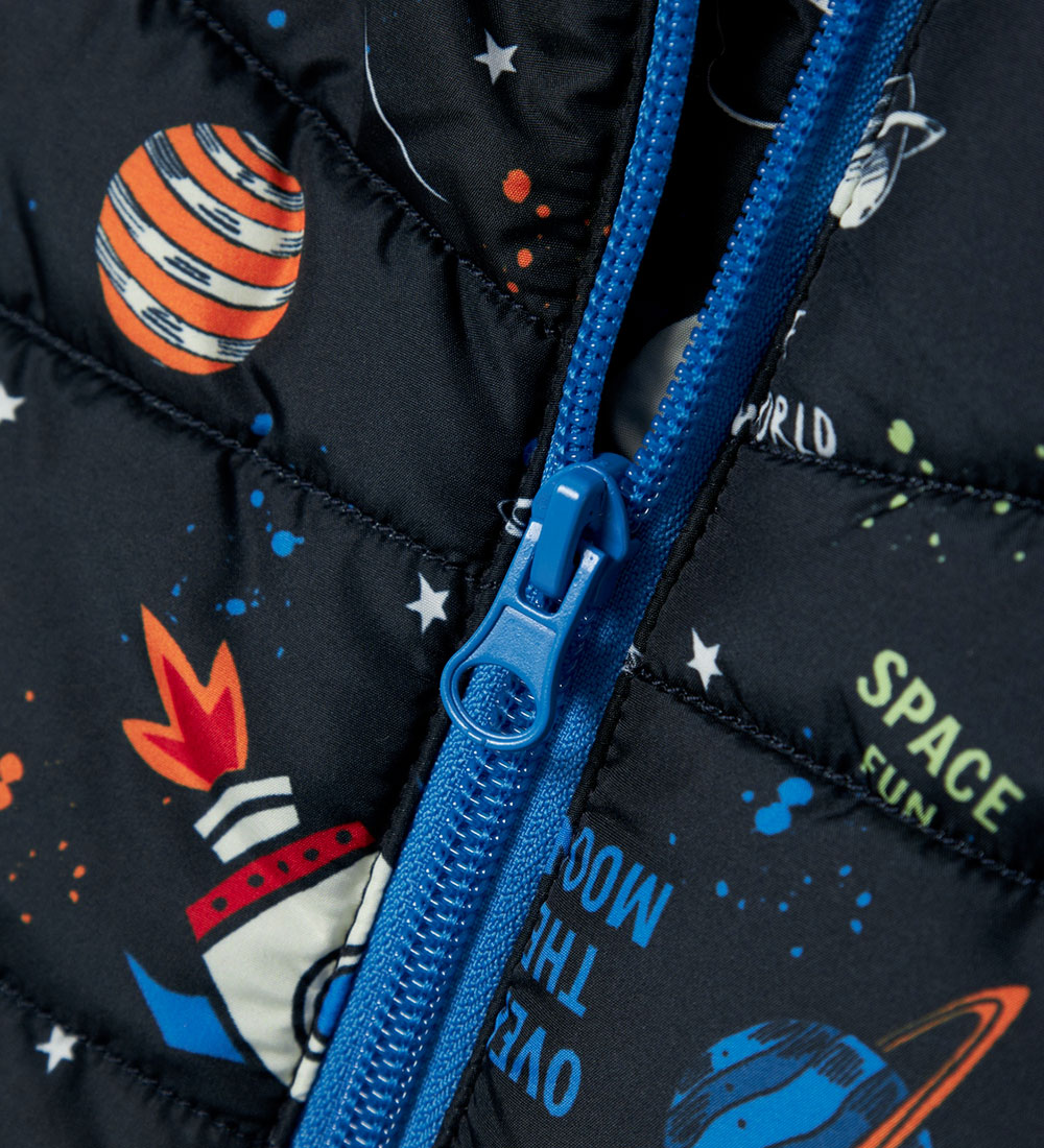 Name It Puffer Vest - NmmMylane - Dark Sapphire/Space