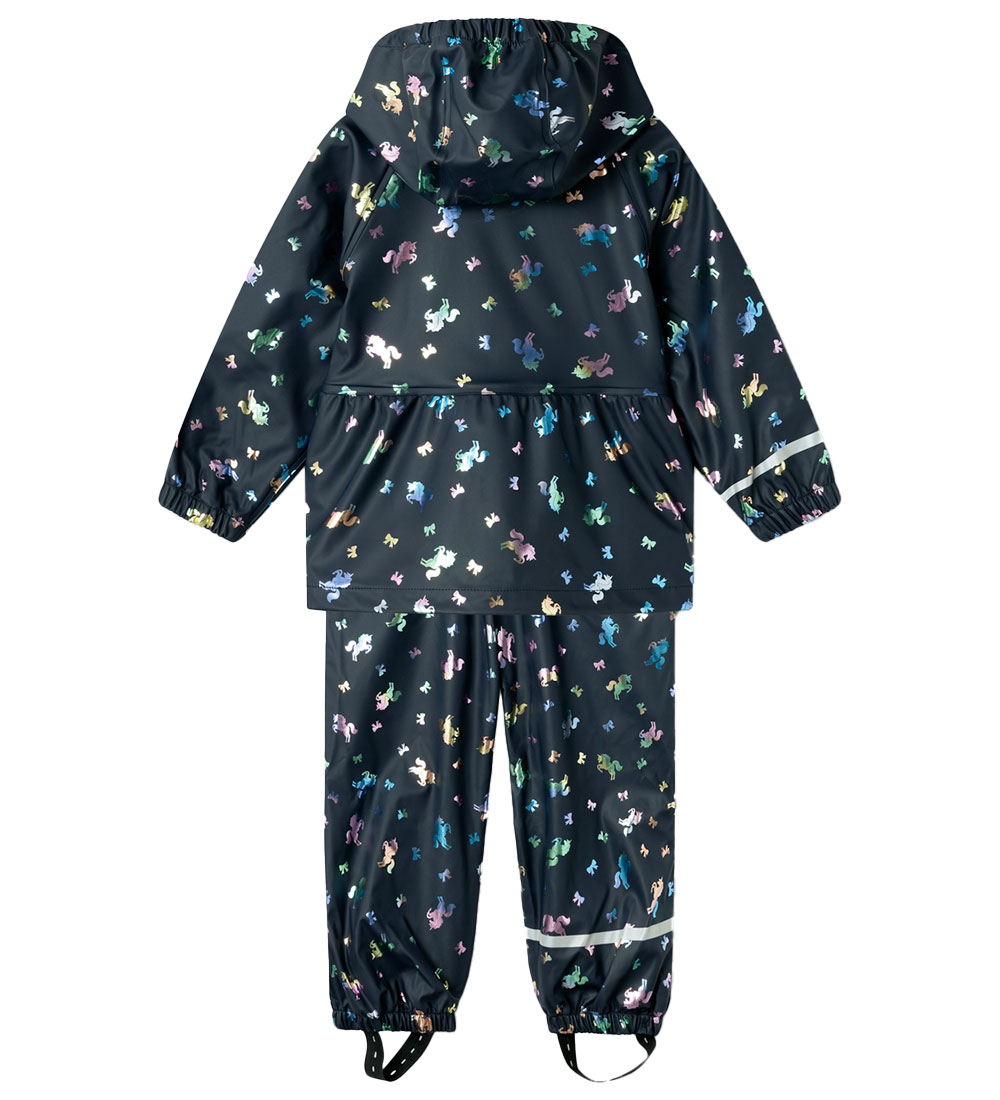 Name It Rainwear - NmfDry10 - Dark Sapphire/Unicorn