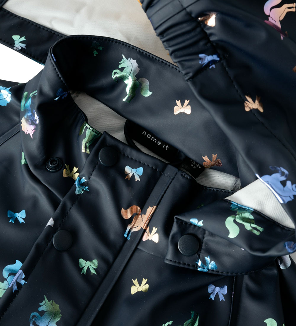 Name It Rainwear - NmfDry10 - Dark Sapphire/Unicorn
