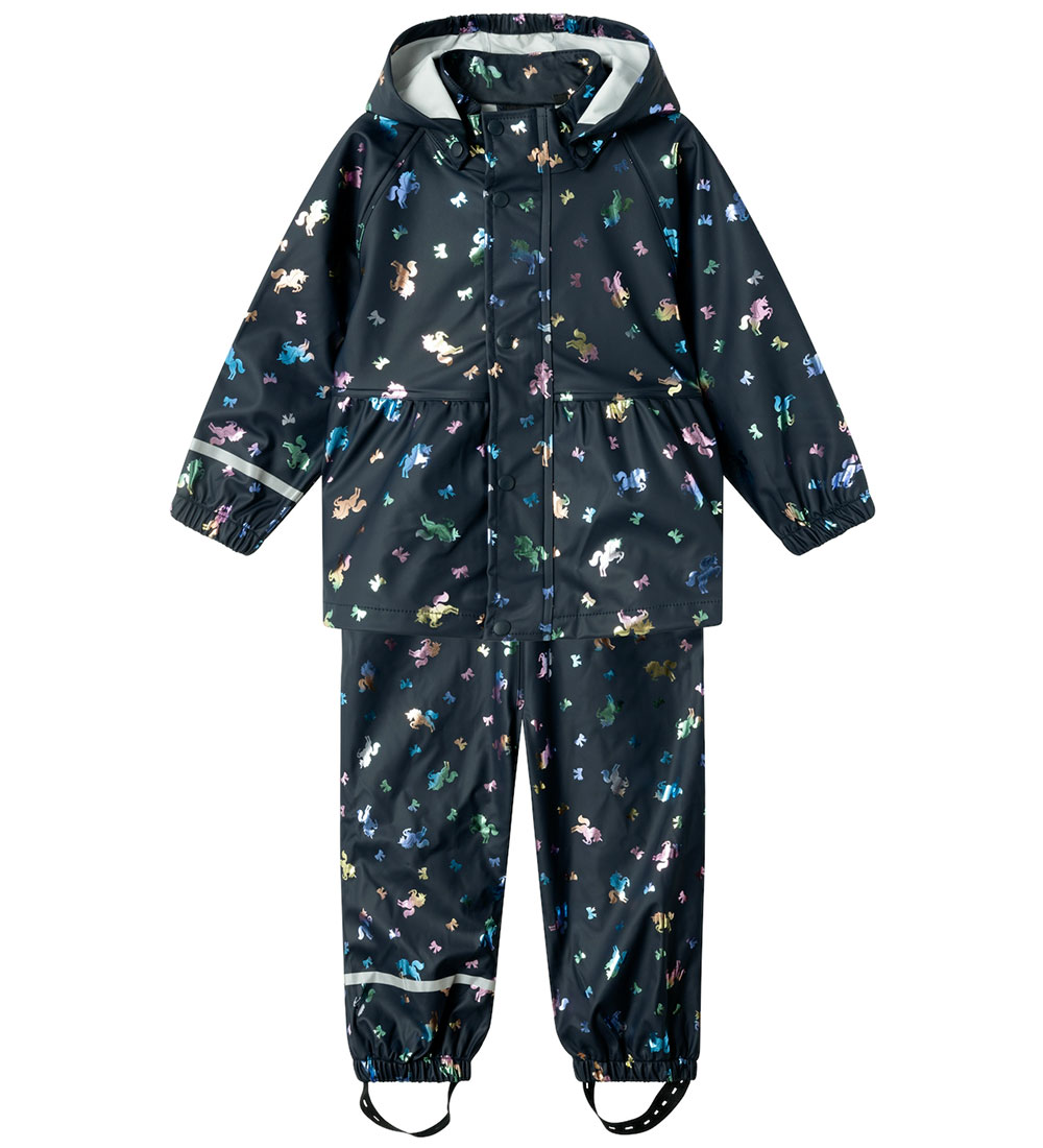 Name It Rainwear - NmfDry10 - Dark Sapphire/Unicorn