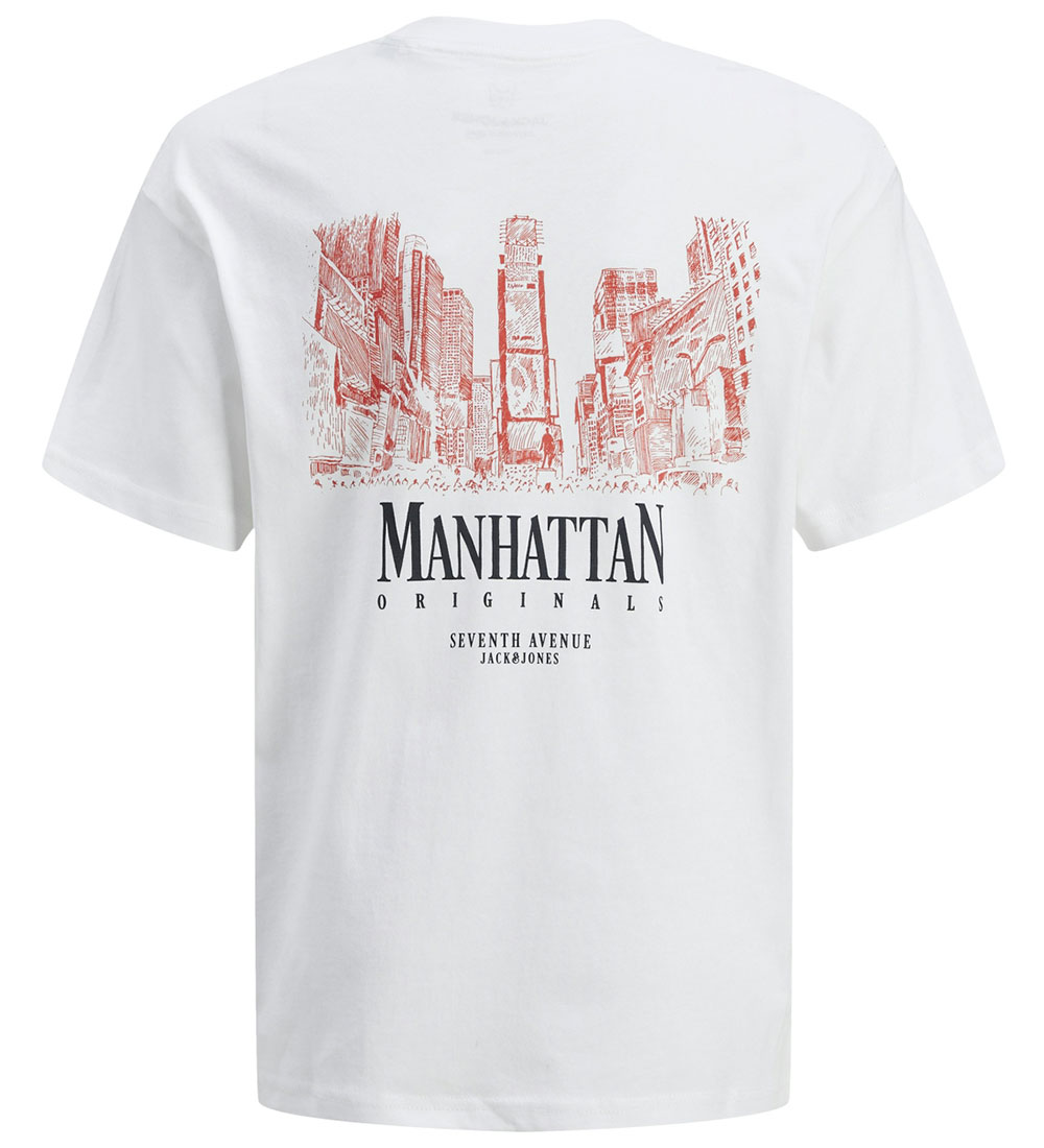 Jack & Jones T-skjorte - JorBronx - Bright White