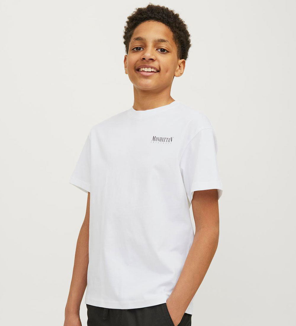 Jack & Jones T-skjorte - JorBronx - Bright White
