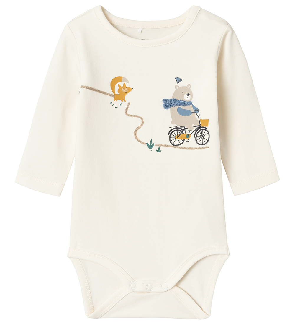 Name It Bodysuit L/æ - NbmLillo - Jet Stream w. Animal