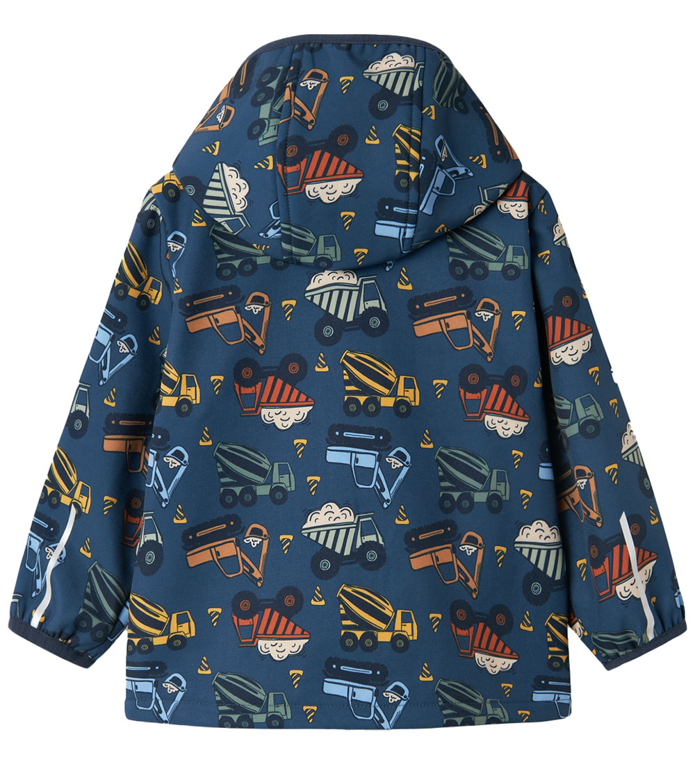 Name It Softshell Jacket w. Flecce - NmmMalta05 - Dark Demin/Dig