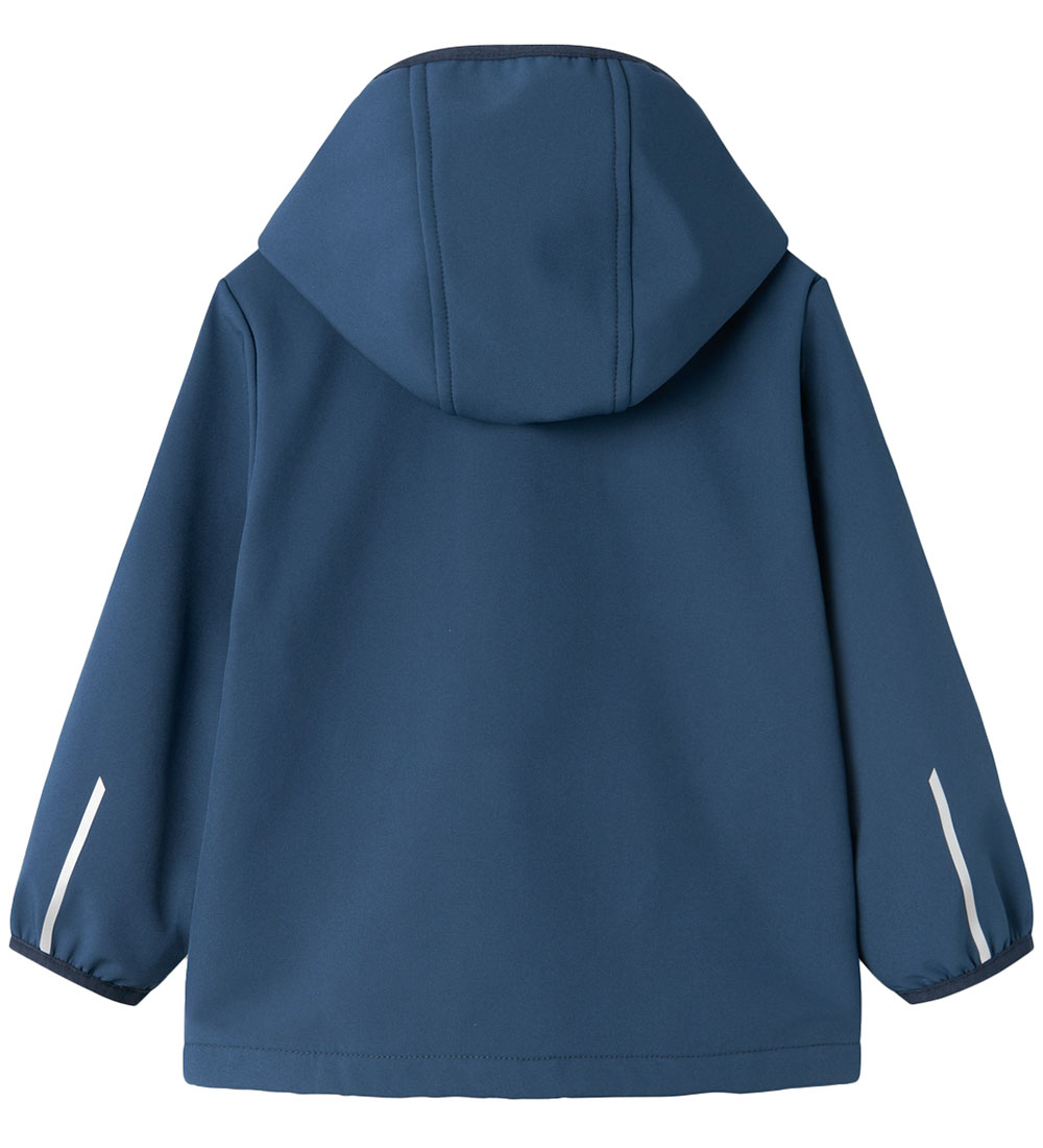 Name It Softshell Jacket w. Flecce - NmmMalta05 - Dark Denim