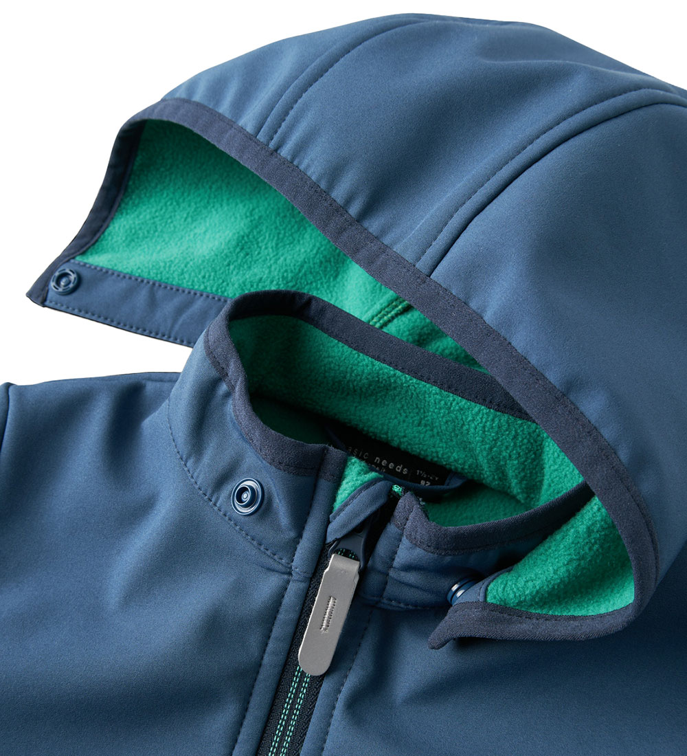 Name It Softshell Jacket w. Flecce - NmmMalta05 - Dark Denim
