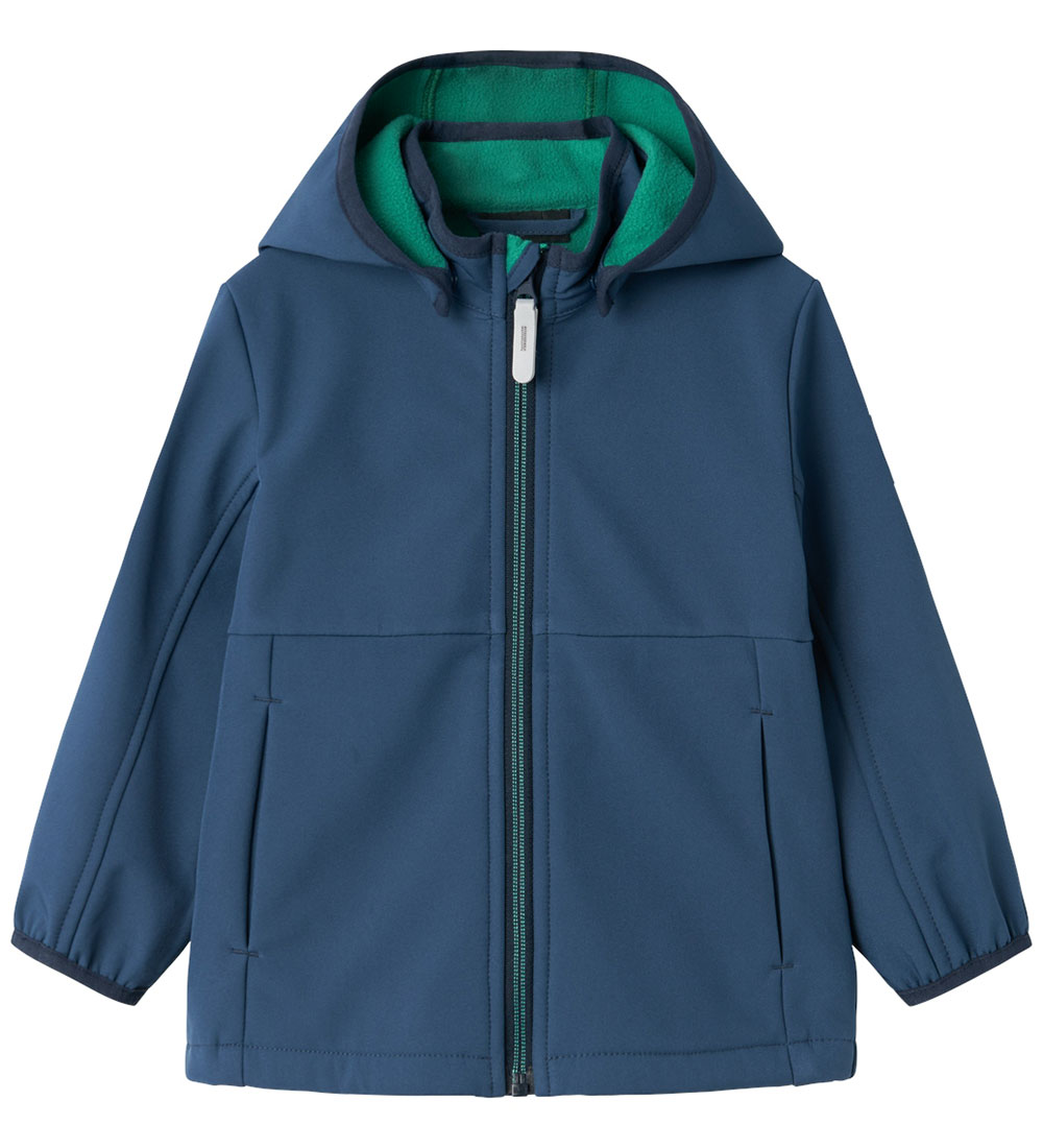 Name It Softshell Jacket w. Flecce - NmmMalta05 - Dark Denim