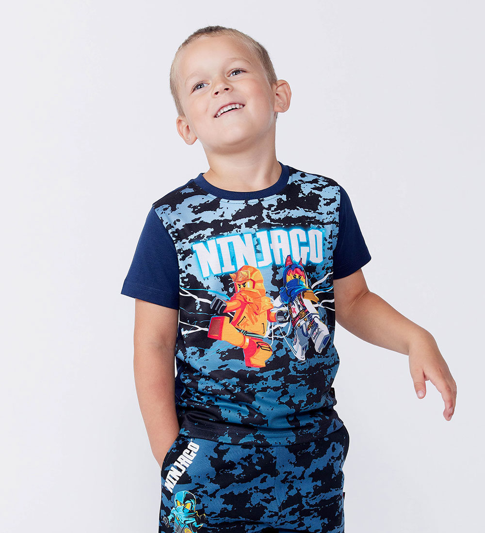 LEGO® Ninjago T-shirt - LWTano - Dark Navy w. Print