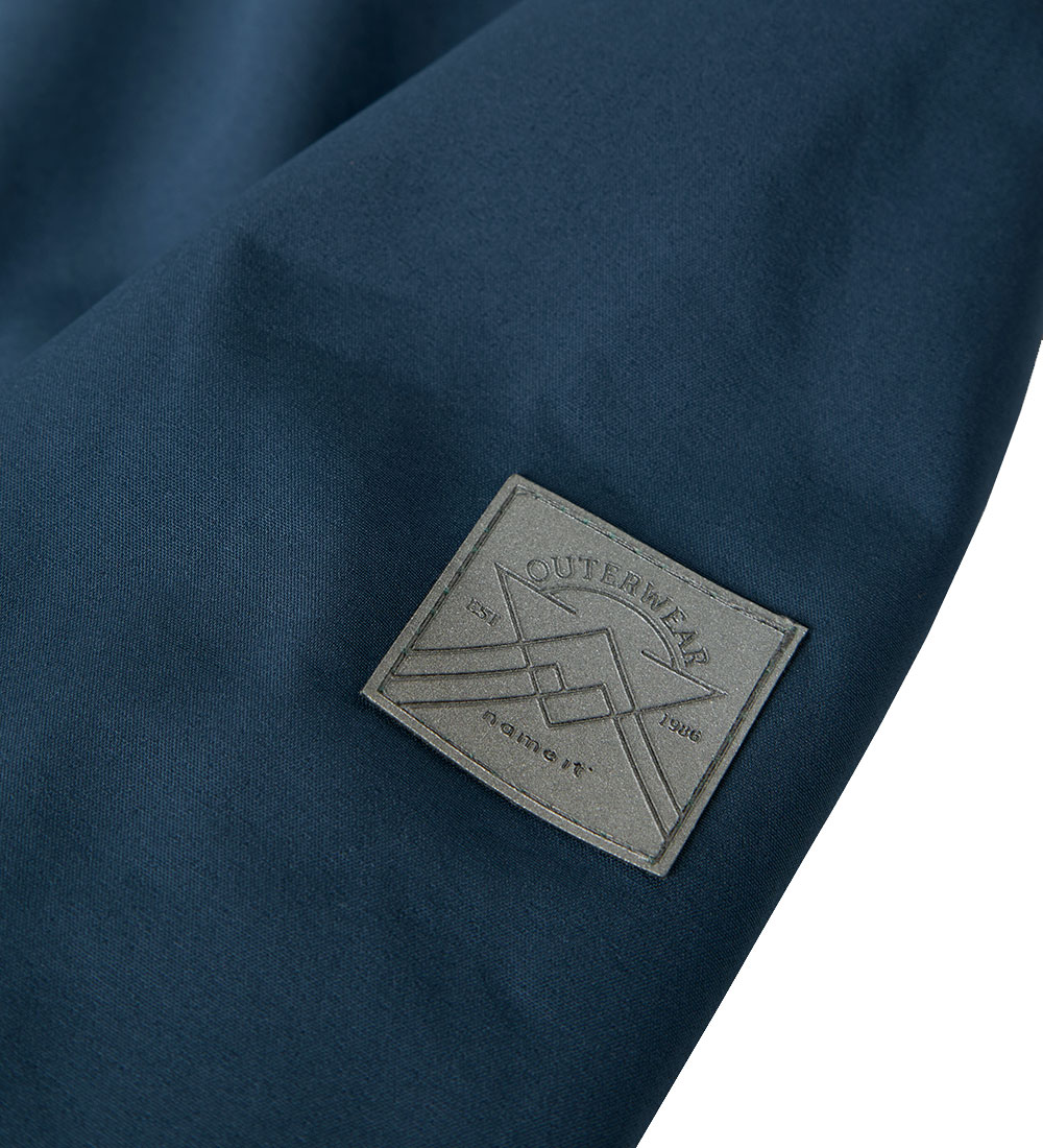 Name It Softshell-coating m. Fleece - NkmMalta05 - Dark Denim