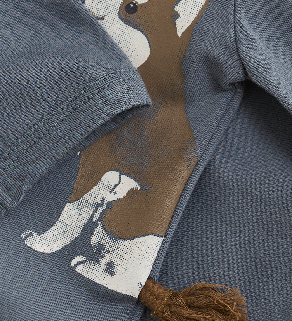 Minymo Bodysuit L/æ - Stormy Weather w. Dog