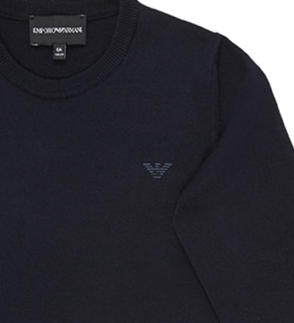 Emporio Armani Blouse - Cotton/Wool - Navy