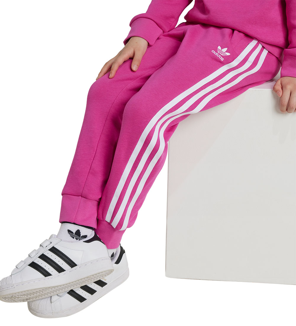 adidas Originals Sweat Set - Trefoil Crew SE - Pink