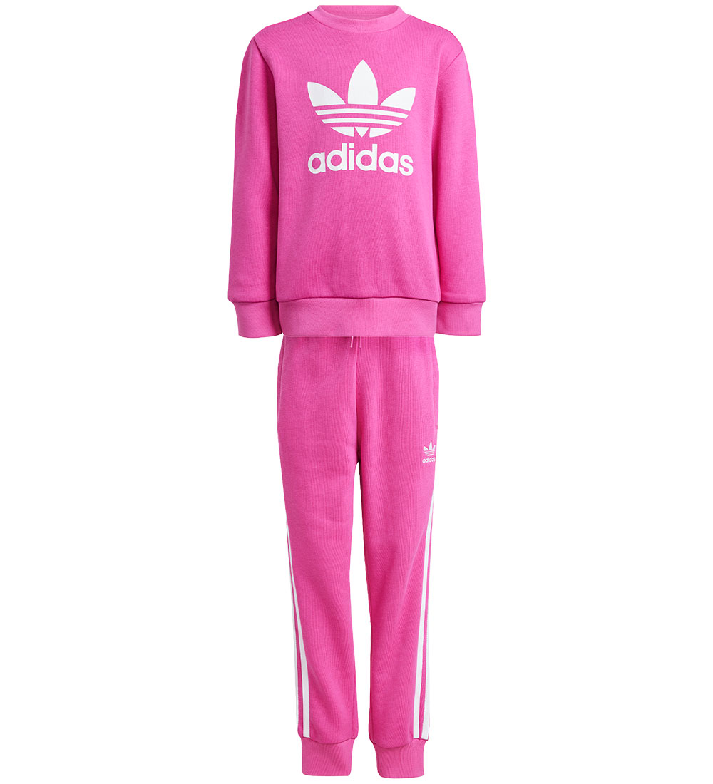 adidas Originals Sweat Set - Trefoil Crew SE - Pink