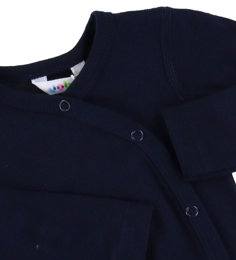 Joha Wrap Bodysuit L/æ - Wool - Navy