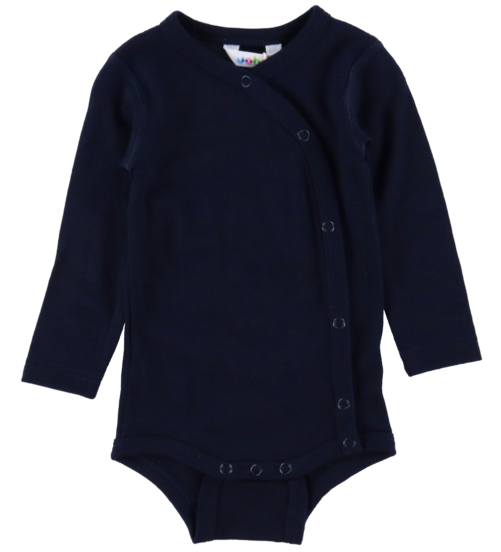 Joha Wrap Bodysuit L/æ - Wool - Navy