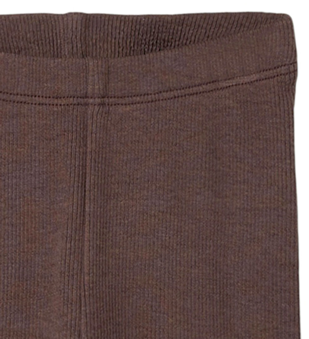 Lil' Atelier Leggings - Rib - NbfGago - Pfefferkorn