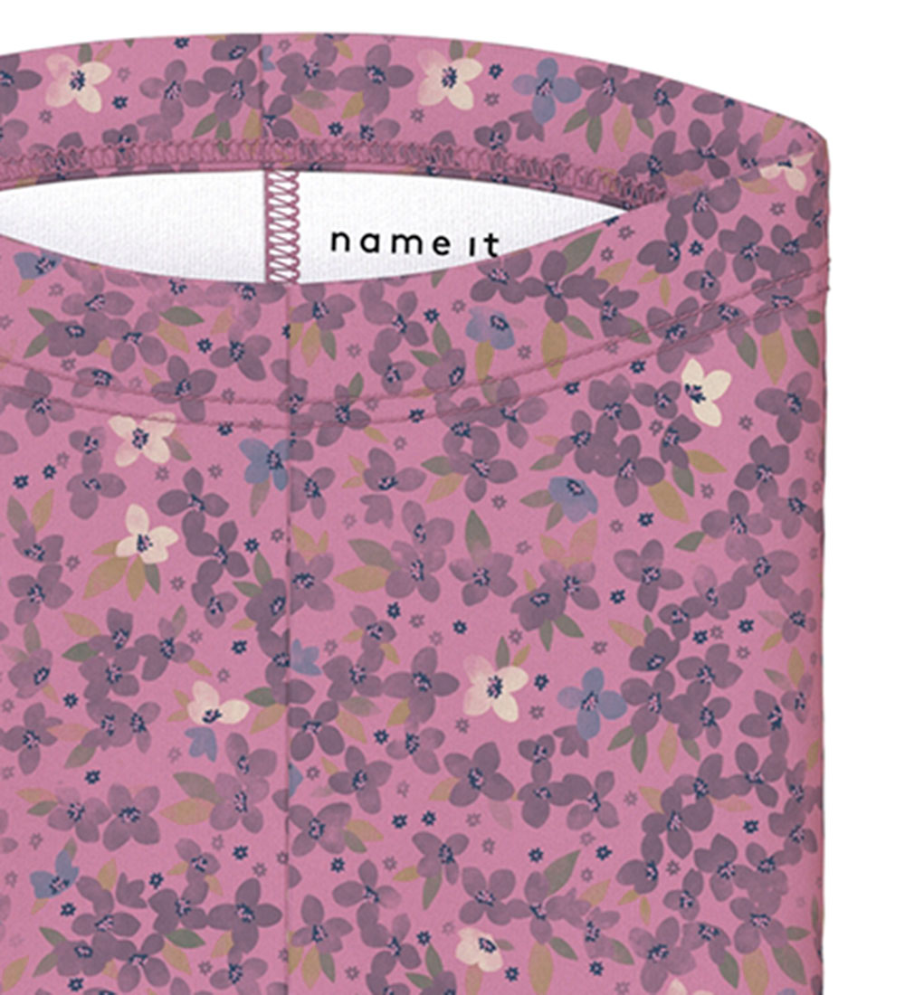 Name It Leggings - NbfNinne - Mauve Orchid