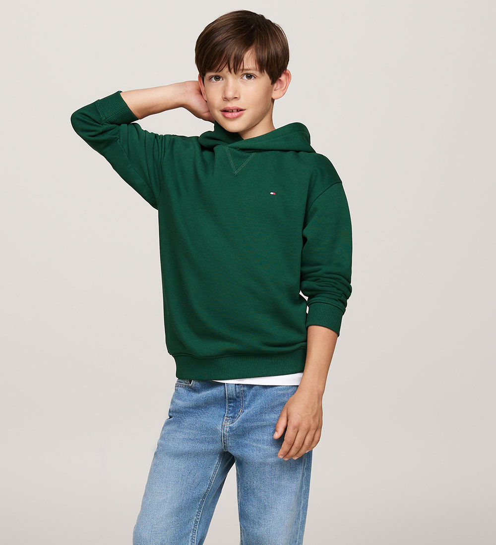 Tommy Hilfiger Hoodie - U Timeless - Ornamental Green