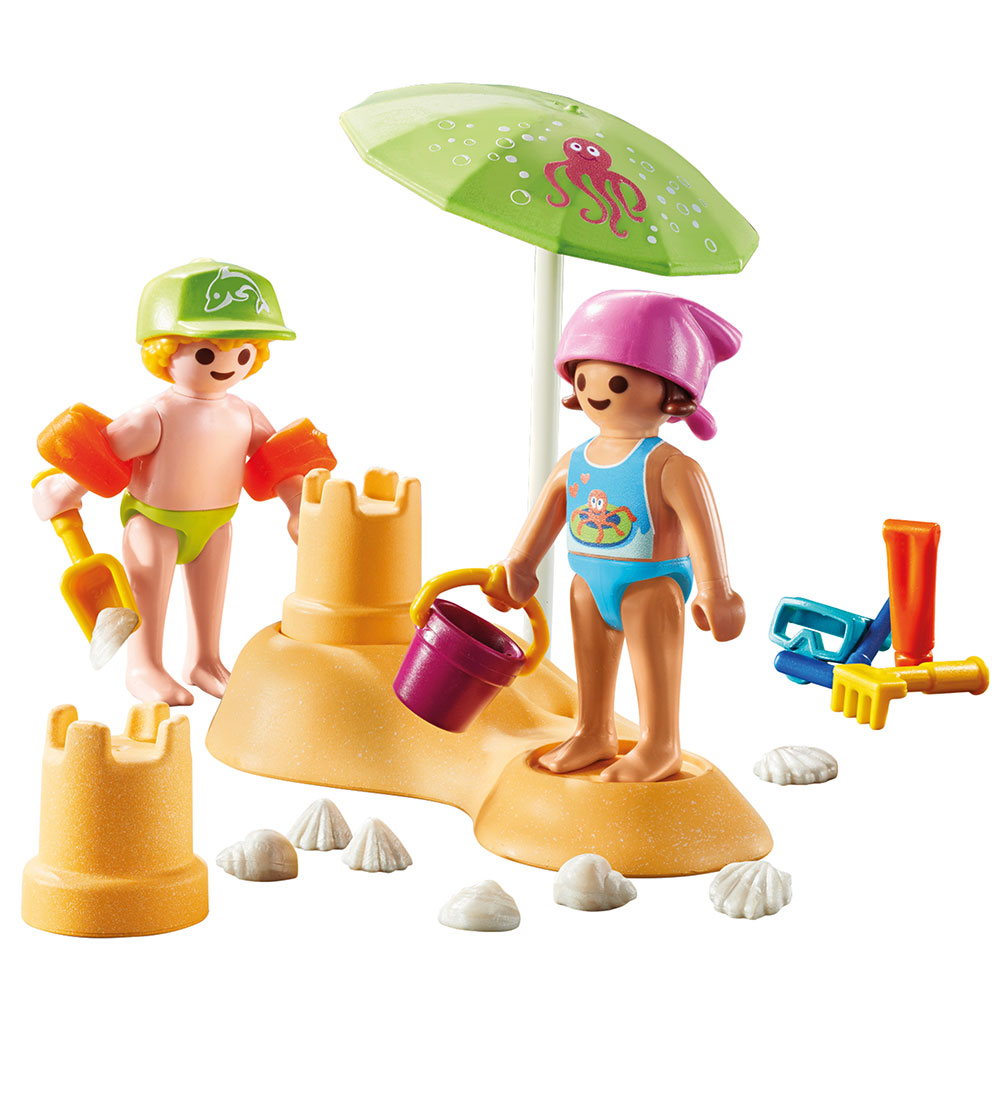 Playmobil SpecialPlus - kids w. Sandcastle - 71581 - 26 Parts